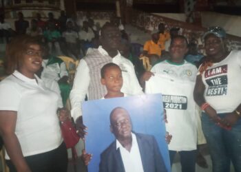 Tamba: Finale du championnat régional de football, le parrain Seydou Sané, président du Casa sport, honore la ligue régionale.