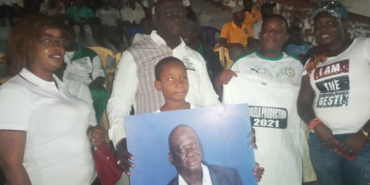 Tamba: Finale du championnat régional de football, le parrain Seydou Sané, président du Casa sport, honore la ligue régionale.