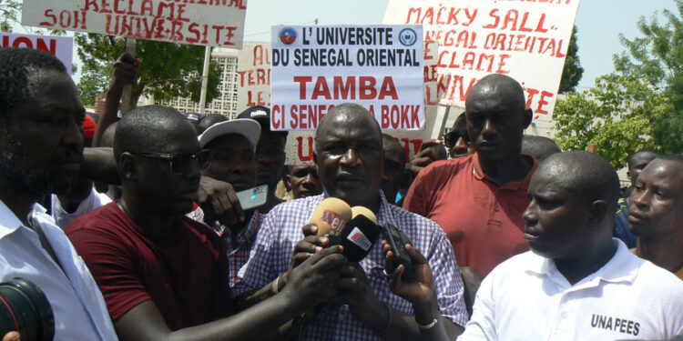 Tamba : Marche pacifique/Le démarrage des enseignements de l’Université du Sénégal oriental, exigé