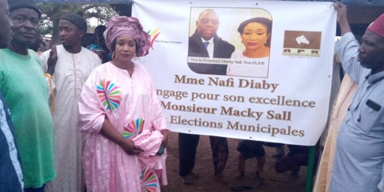 Locales 2022 à Maka Colibantang : Madame Nafy Diaby de l’APR déclare sa candidature pour la mairie