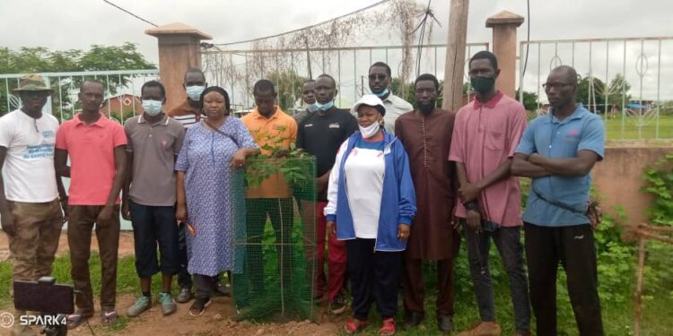 Reboisement 2021 à Tamba: L&rsquo;Association ADAP/Nature plante plus de 100 arbres au village d&rsquo;enfants SOS