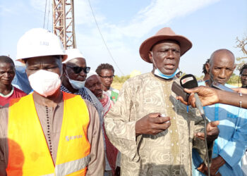 Tamba : 3e château d’eau de la ville/Le Député Maire Mame Balla Lô procède au lancement des travaux de construction