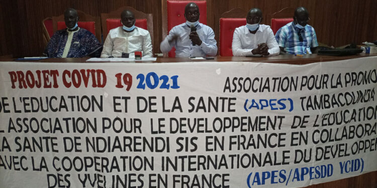 Lutte contre Covid-19 à Tamba : L’association pour la promotion de l’éducation et de la santé (APES) en sensibilisation pour la riposte.