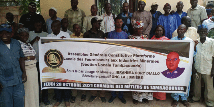 Tambacounda : Lancement de la plateforme locale des fournisseurs aux industries minérales