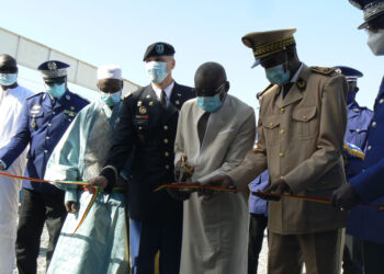 Tambacounda: Une unité de scanner mobile de la gendarmerie inaugurée par le MFA Me Sidiki Kaba, à Touba Fall