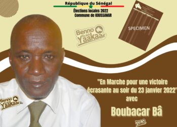 Locales 2022 à Koussanar: Le Maire Boubacar Bâ de BBY met en avant l’érection du poste de santé en centre de santé