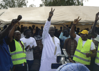 Locales 2022 à Kahéne: (Vidéo)/Le Maire Mamady Thiam, candidat de BBY lance sa campagne en grande pompe