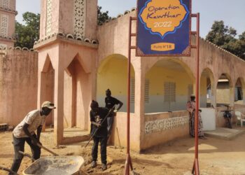 Amana Projects : Opération Kawthar 2022/Les travaux du puits N°18 lancés au quartier Kandialang (Zchor)