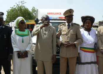 Tamba : Ambulance médicalisée du MSAS au CHR/le Ministre Sidiki Kaba remet les clés