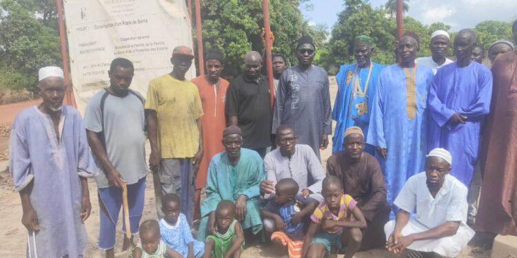 Amana Projects : Les travaux de forage du puits N°22 de Nguindir (commune de Bambali) sont lancés