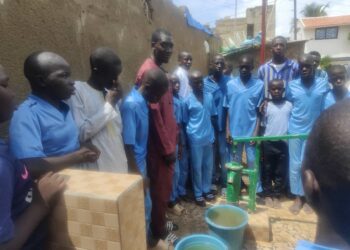 Amana Projects : Le puits N°25 mis en service au quartier HLM Léona de Saint Louis du Sénégal