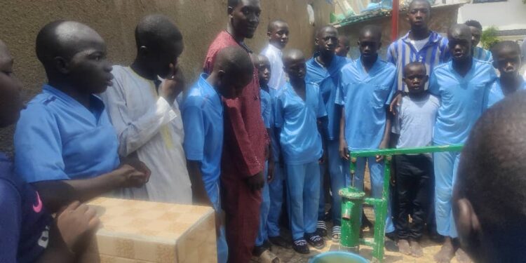 Amana Projects : Le puits N°25 mis en service au quartier HLM Léona de Saint Louis du Sénégal
