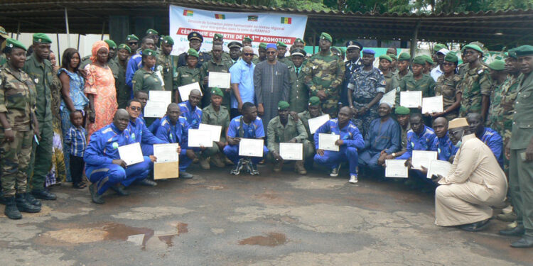 Tamba : 42 éco-gardes du Sénégal, Guinée Conakry, Guinée Bissau et de la Mauritanie, outillés dans la gestion des aires protégées et conservées.