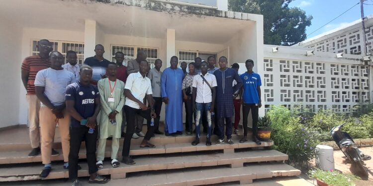 Tamba: Ibrahima Dramé président de la commission « Education » du conseil municipal satisfait du bon déroulement des cours de vacances offerts par les étudiants.