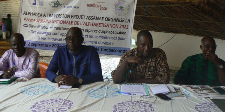 Tamba: 47e édition Semaine Nationale de l’Alphabétisation/Alphadev, IEF et Aprovag à Sinthiang/L’alpha, un levier de développement durable