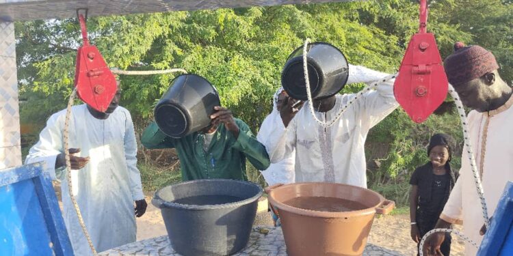 Amana Projects : Opération Kawthar 2022/Le puits N°26 de Mboltim est inauguré