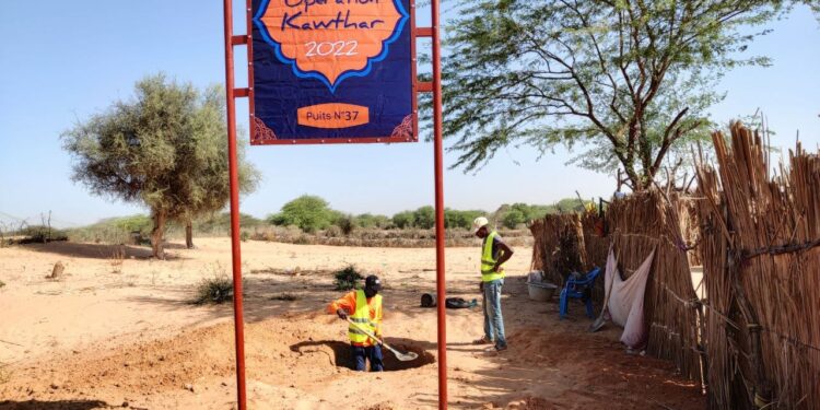 Amana Projects : Puits N°37 de Rao Mback, les travaux de forage, démarrent.