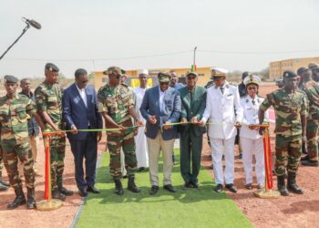 Macky Sall inaugure le Camp militaire de Goudiry