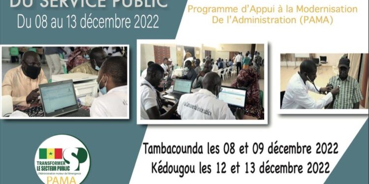 Tambacounda : « Caravane du Service public » les 8 et 9 décembre 2022