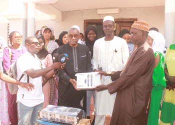 Tamba : Le ministre Sidiki Kaba remet un équipement de sonorisations ultra moderne à A2T