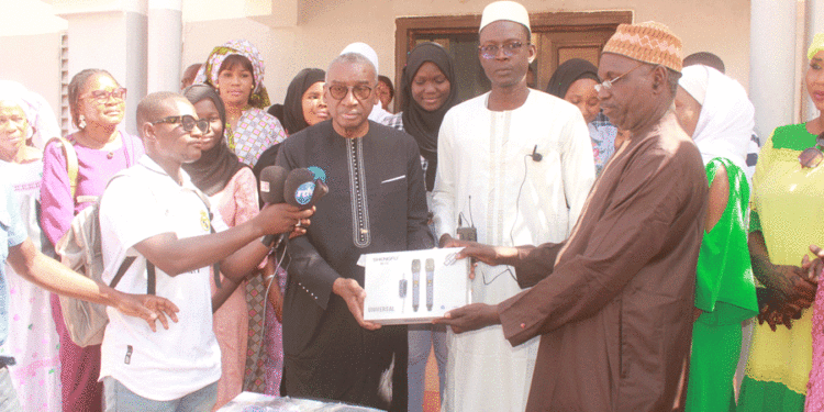 Tamba : Le ministre Sidiki Kaba remet un équipement de sonorisations ultra moderne à A2T