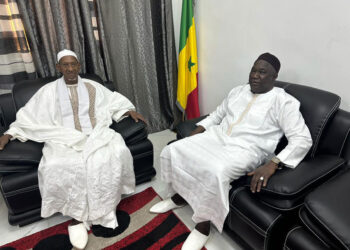 Tamba: Le Maire Papa Banda Dièye reçoit son ami et marabout, le frère cadet du Khalife de Médina Gounasse.