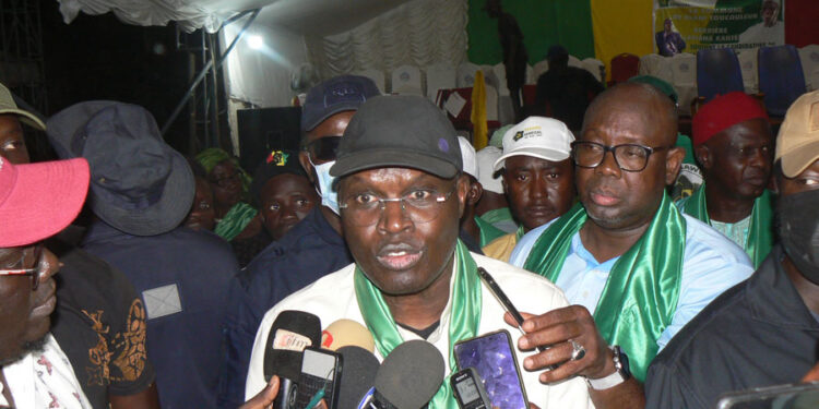 Tamba /Meeting de Taxawu Sénégal : [Vidéo]Le clin d’œil de Khalifa Sall  à ses camarades socialistes et à la gauche: « Je suis le seul et l’unique candidat… »