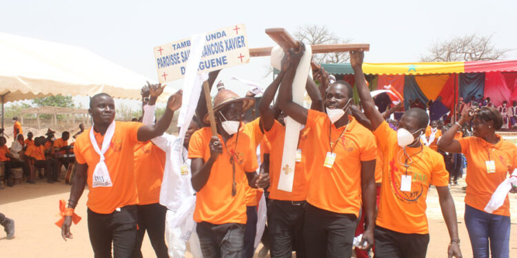 Tamba/JMJ 2023 : La Paroisse Saint François Xavier de Nguène à l’honneur