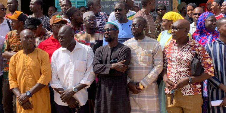 Kédougou : Des enseignants exigent la libération d’Abdoulaye Sow du PASTEF