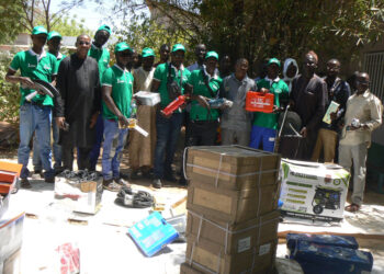 Tambacounda: Le PADAER II remet un important lot de matériels aux jeunes artisans formés pour la fabrication, la réparation, l’entretien et la maintenance du matériel agricole et post-récoltes