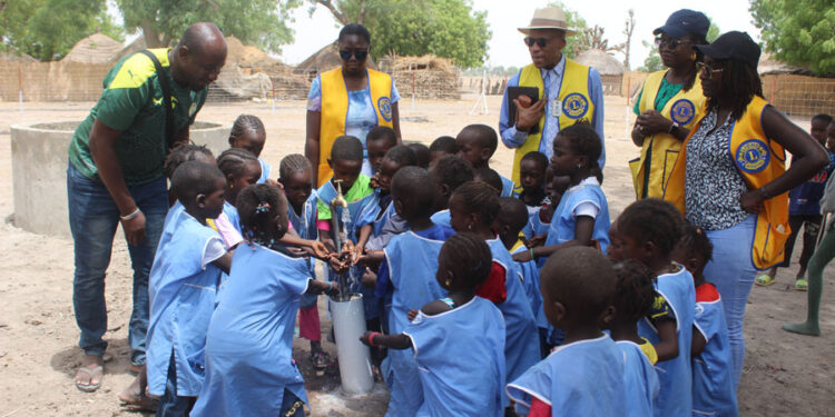 Tamba: Eau et assainissement à Félane Sine/Lions Clubs International inaugure des infrastructures pour les élèves
