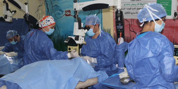 Tamba : Un camp gratuit de chirurgie de la cataracte/L’Ong Direct Aid Society soulage plus d’un millier de personnes