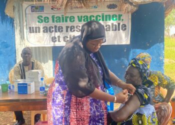 Tamba : Randonnée pédestre de l’ANESCS/ l’USAID Breakthrough action sensibilise et vaccine contre le Covid-19