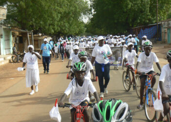 Tamba : Randonnée pédestre de l’ANESCS/« Marchons ensemble avec les populations pour le bien-être de tous »