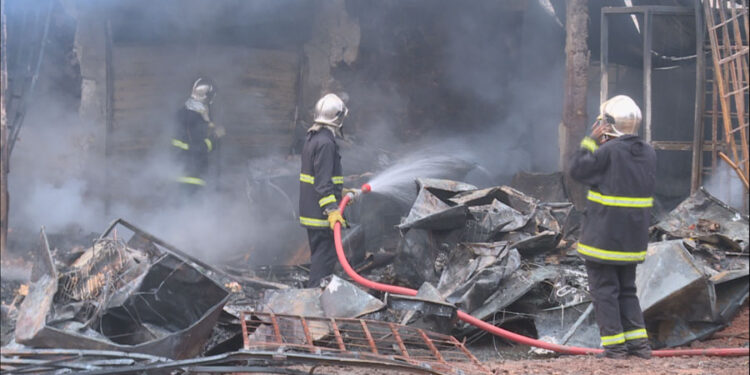 Tambacounda: Plusieurs magasins du marché central ravagés par un incendie