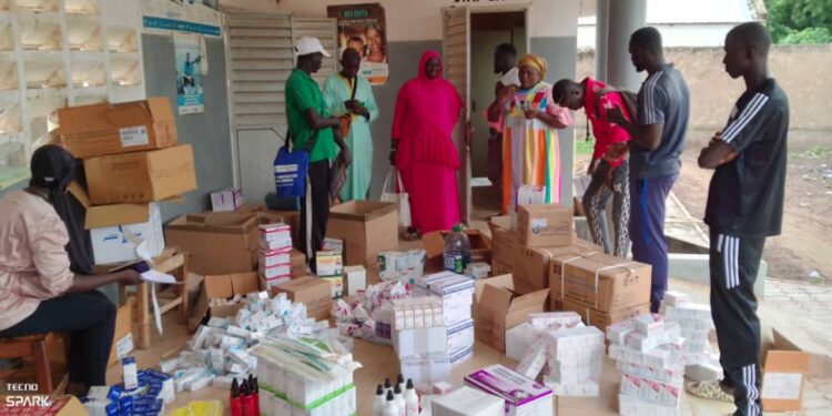 Kahéne : Approvisionnement des structures sanitaires en médicaments/Le Maire Mamady Thiam en mode fast track