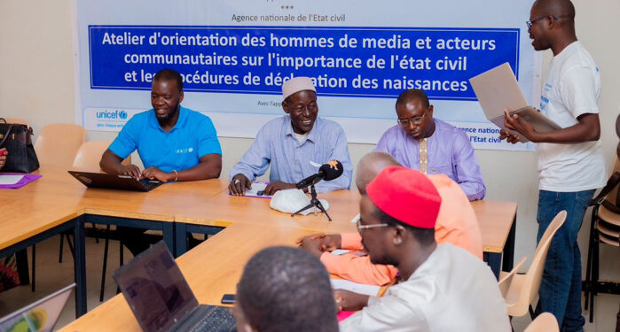 Tamba: Semaine Nationale de l&rsquo;Etat Civil/Les journalistes et acteurs communautaires sensibilisés sur l’importance de l’enregistrement à la naissance