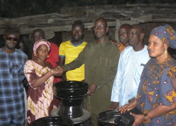 Kouthia Kassé/Parrainages BBY: Modibo Karim Konaté, le « fonfoni » de Me Sidiki Kaba, récompense les populations/ Des fourneaux et d’autres accompagnement dédiés aux femmes et à la jeunesse