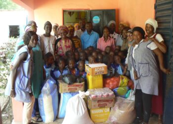 Tamba : L’association Tambacounda de Reillanne alimente la cantine scolaire de l’école maternelle municipale en denrées