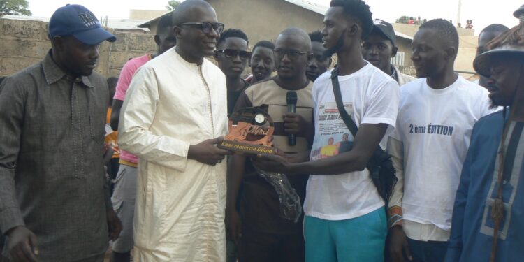 Journée « Sargal » Djimo Souare coordonnateur du PRODAC/ Le jeune Ameth Sakho déroule le tapis rouge au PCD de Goudiry