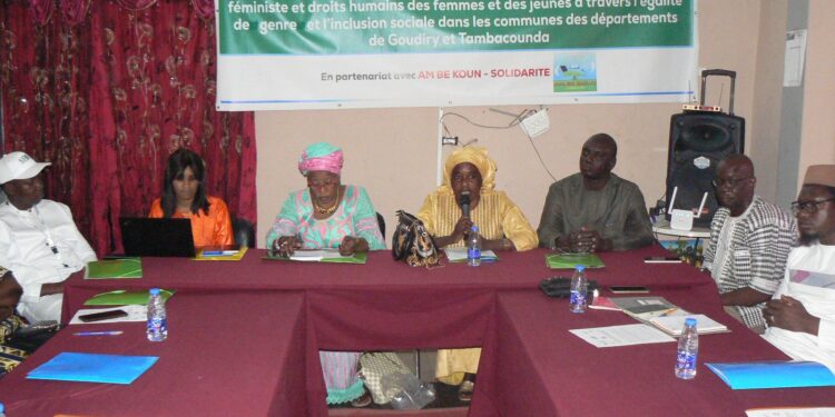 Tambacounda: Leadership des femmes et des jeunes, genre, équité et participation citoyenne/MEDA par son projet AVENIR, à travers Am Be Koun, renforce les capacités