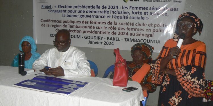 Koumpentoum : Présidentielle 2024/ Le COSEF en conférence publique sur le rôle des femmes en politique
