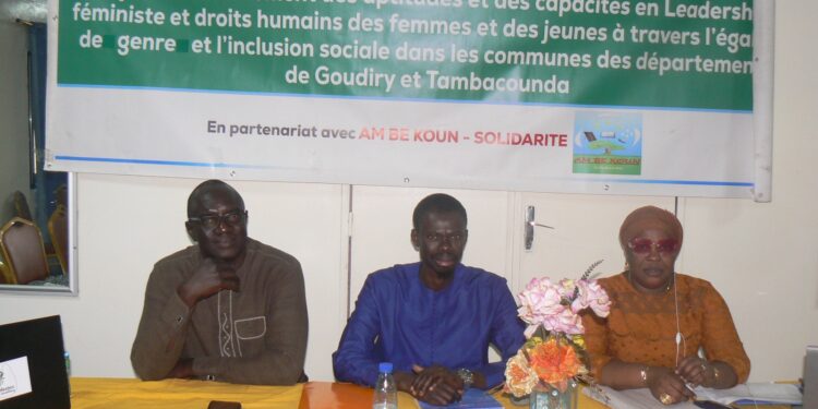 Tambacounda : Projet AVENIR-MEDA/Am Bé Koun/Les clientes et clientes à l’école du leadership adapté au changement climatique et des droits humains