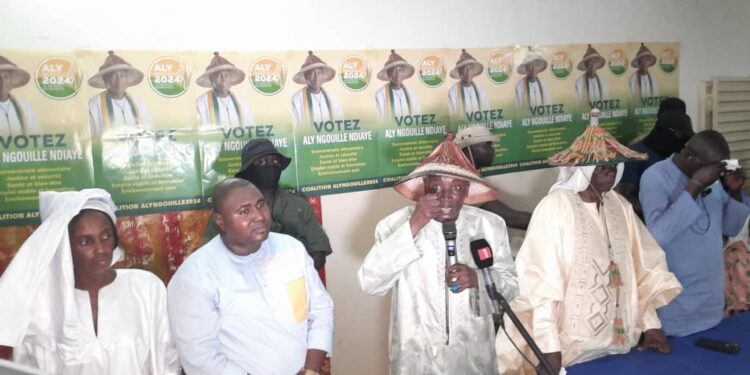 Présidentielle 2024 à Tamba: Aly Ngouille Ndiaye promet 4 millions d’emplois/Il veut développer les secteurs de l’agriculture, de l’industrie, etc.