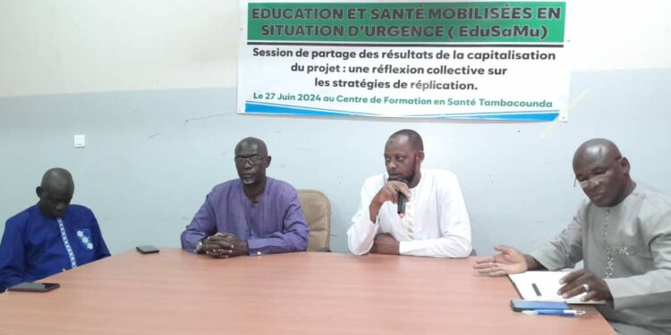 Tambacounda : COSYDEP et ENDA Santé en session de partage des résultats de la capitalisation du projet EduSaMu