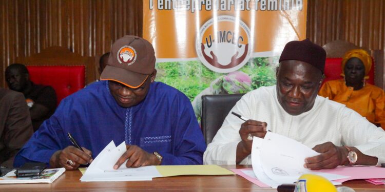 Tambacounda : Le Maire Papa Banda Dièye et l’U-IMCEC signent un protocole de financement de 1000 femmes
