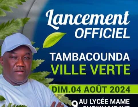 Campagne de reboisement 2024 : Le Maire Papa Banda Diéye lance l’opération Tambacounda ville verte