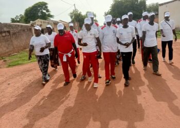Koumpentoum : Mois National de l’Alphabétisation/L’IEF en randonnée pédestre de sensibilisation
