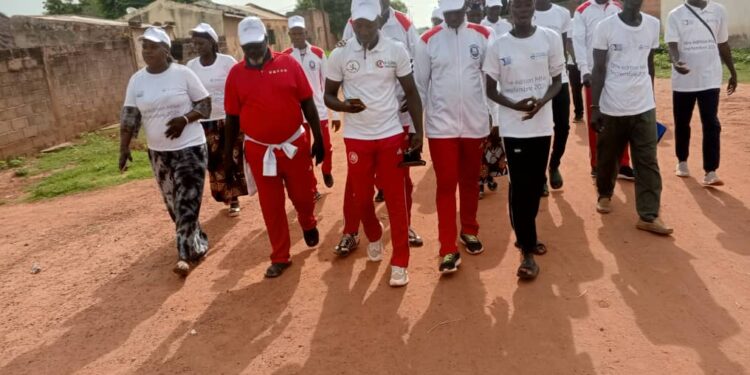 Koumpentoum : Mois National de l’Alphabétisation/L’IEF en randonnée pédestre de sensibilisation