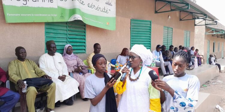 Tambacounda : Journée mondiale de la santé mentale/ « A l’école en toute sérénité » Enda Jeunesse Action en mobilisation sociale